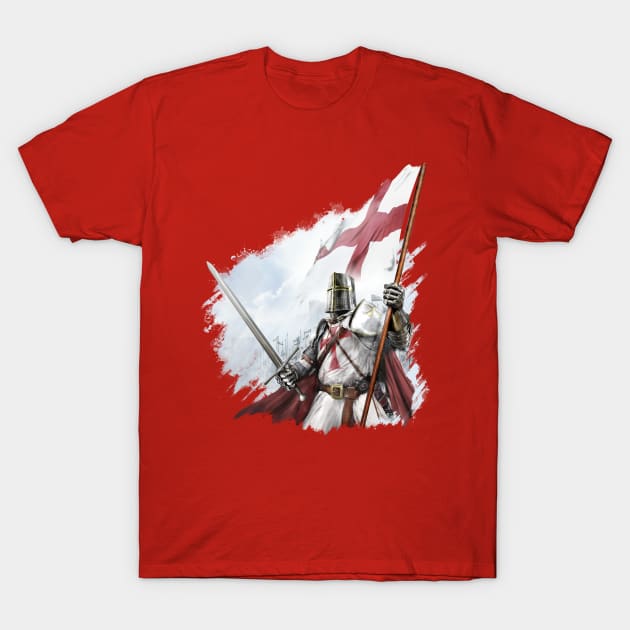 Templar Knight T-Shirt by flipation